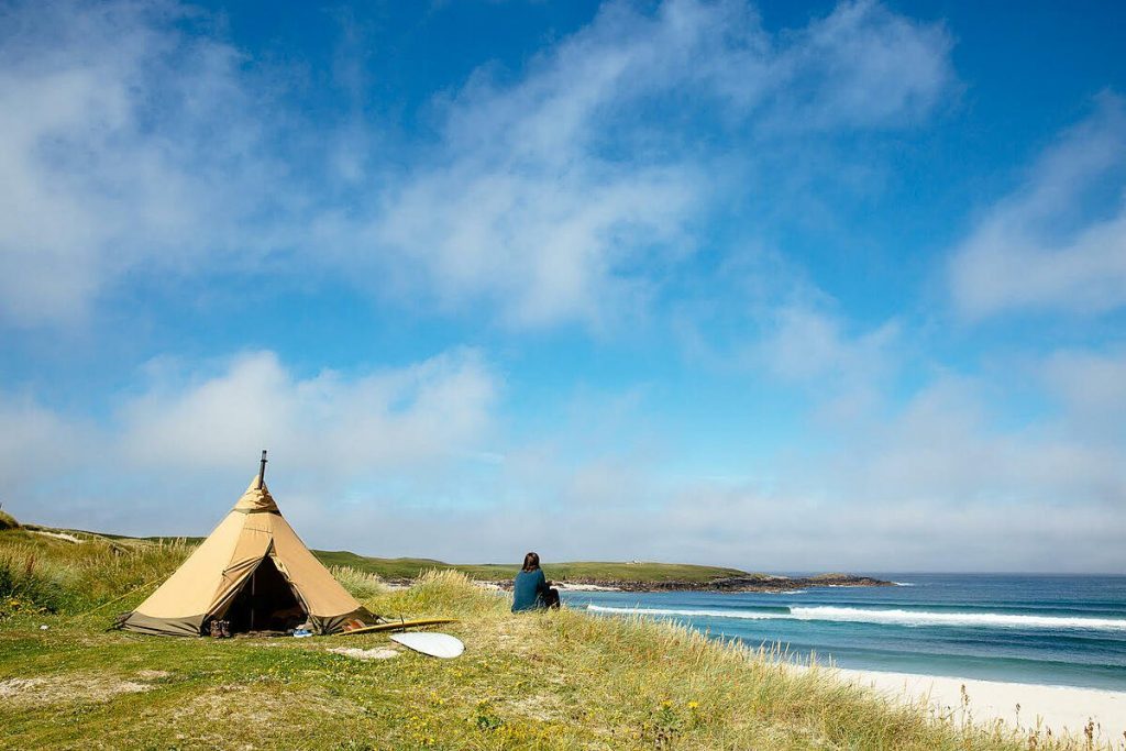 Using a Frontier Stove in a Tipi