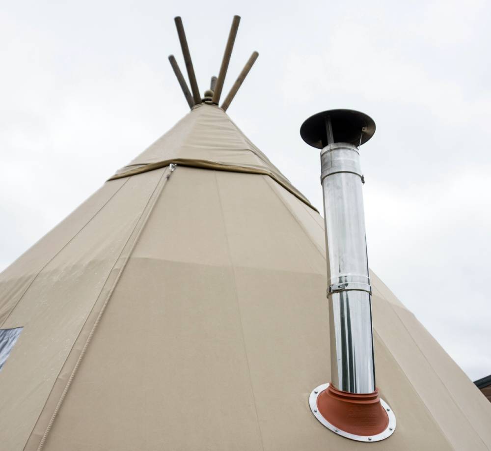 Yurt Chimney flashing kit