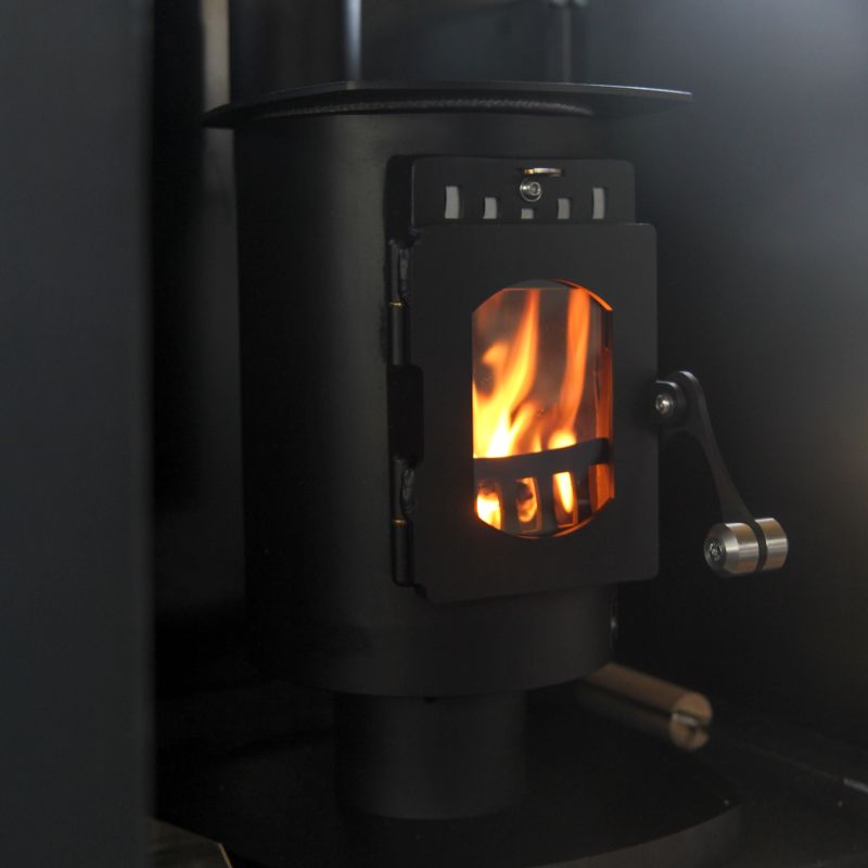 Anevay Shepherd Stove - small stove for installation in tiny homes